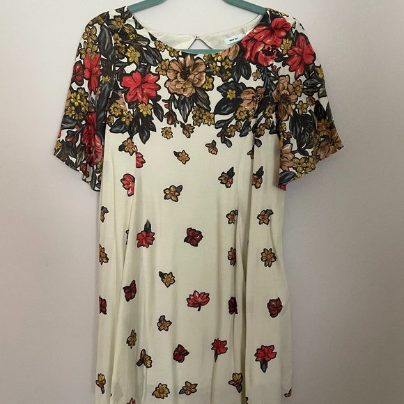 Urban Outfitters Kimichi Floral Babydoll Dress - Picture 1 of 2